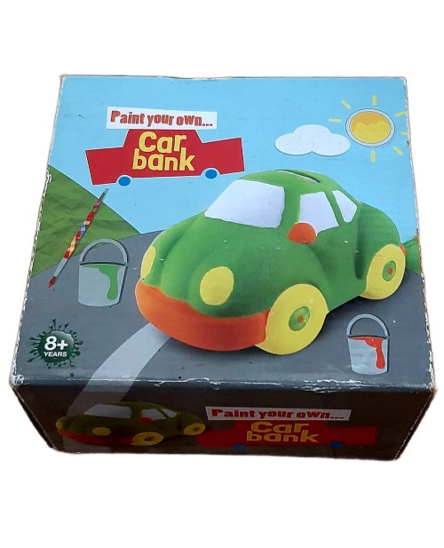 Paint Your Own Car Bank