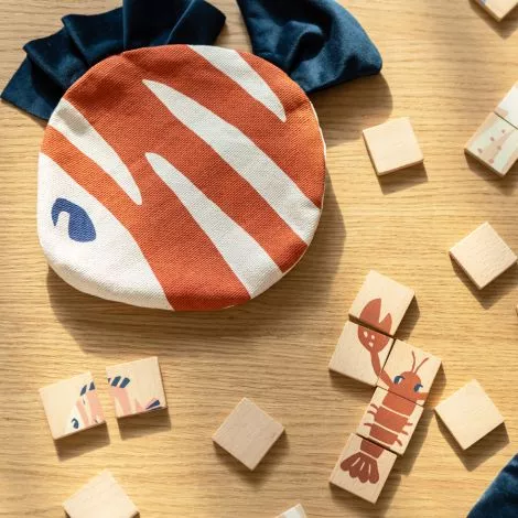 Nobodinoz Sea Animals Wooden Puzzle