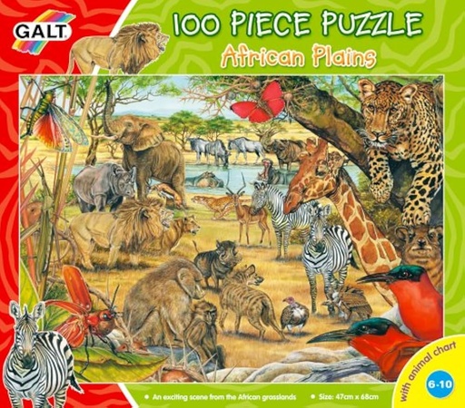 Galt: African  Plains 100-piece Puzzle