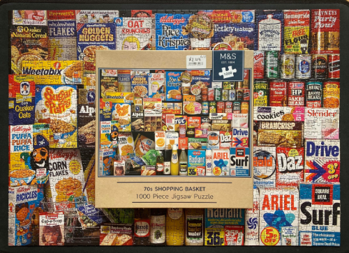 M&S 70's Shopping Basket 1000pc Puzzle